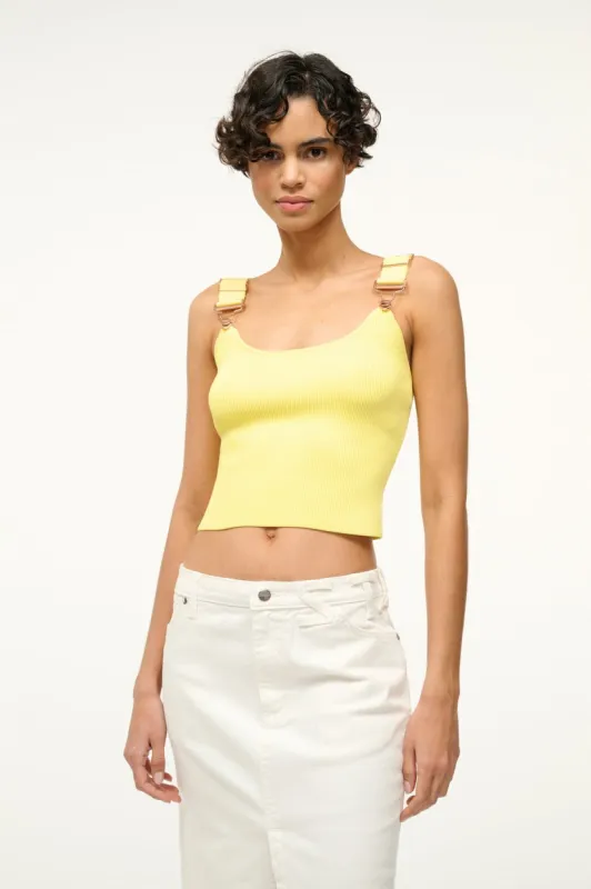 STAUD + WRANGLER THE OVERALL RIB TANK | YELLOW sold by STAUD