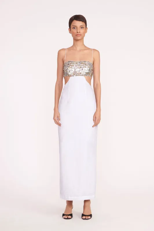 JADA DRESS | WHITE sold by STAUD