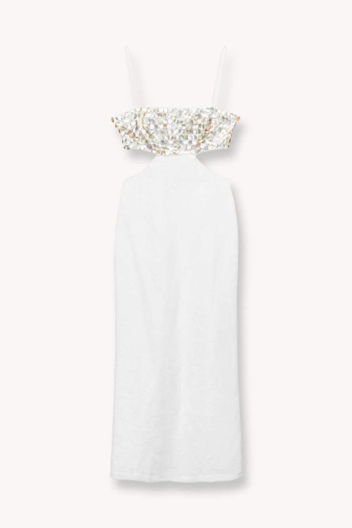 JADA DRESS | WHITE sold by STAUD product image thumbnail 5