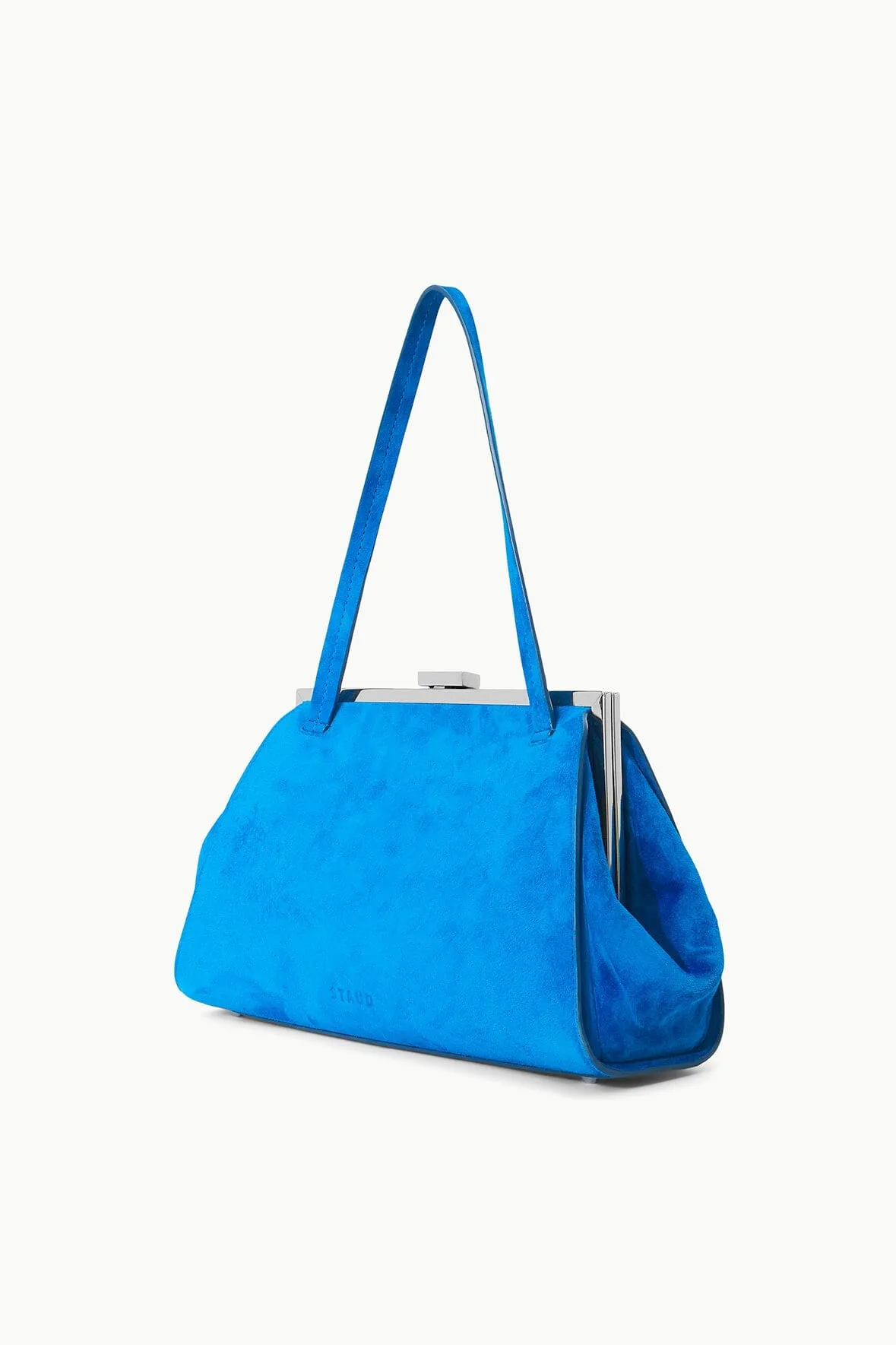LENNON SHOULDER BAG | DIRECTOR BLUE SUEDE sold by STAUD product image thumbnail 3