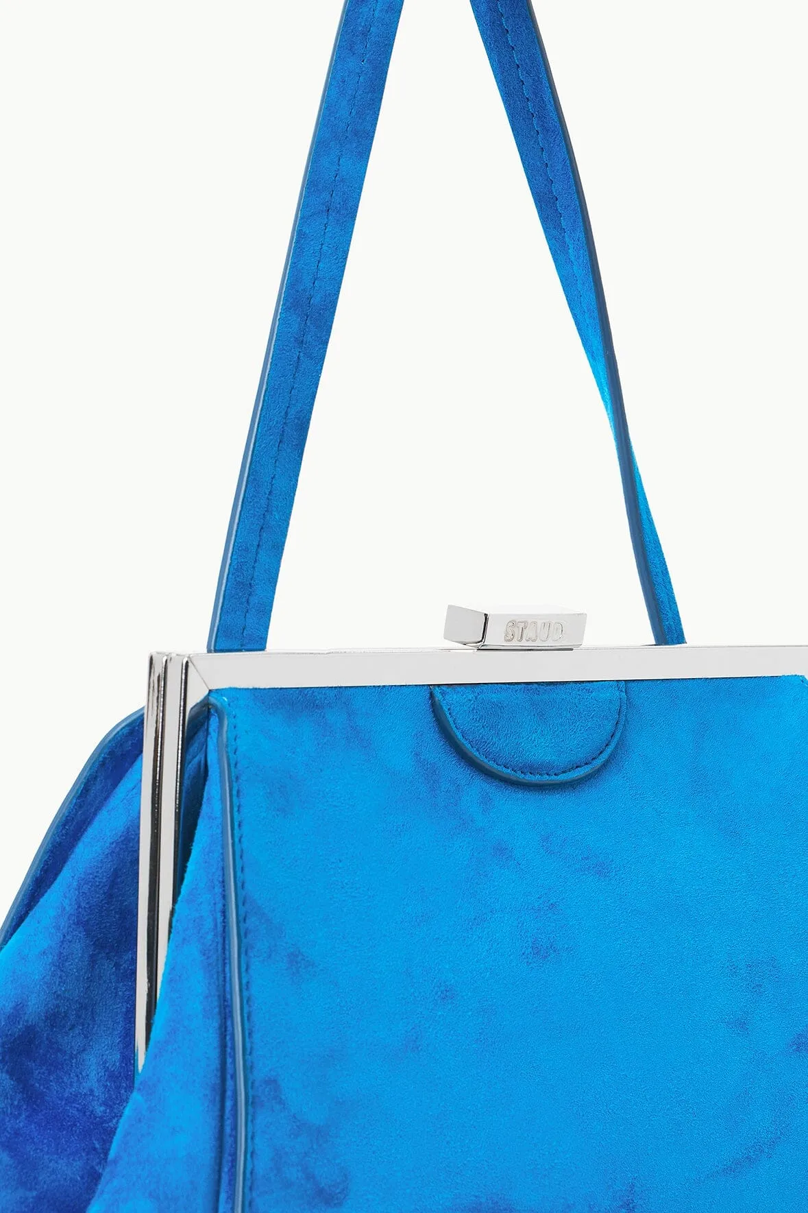 LENNON SHOULDER BAG | DIRECTOR BLUE SUEDE sold by STAUD product image thumbnail 5