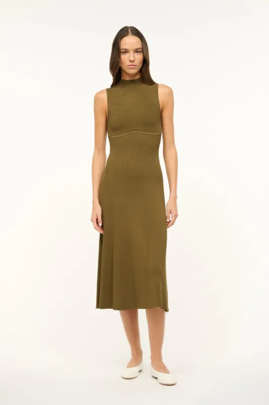 MALACHITE DRESS | SERGEANT GREEN sold by STAUD