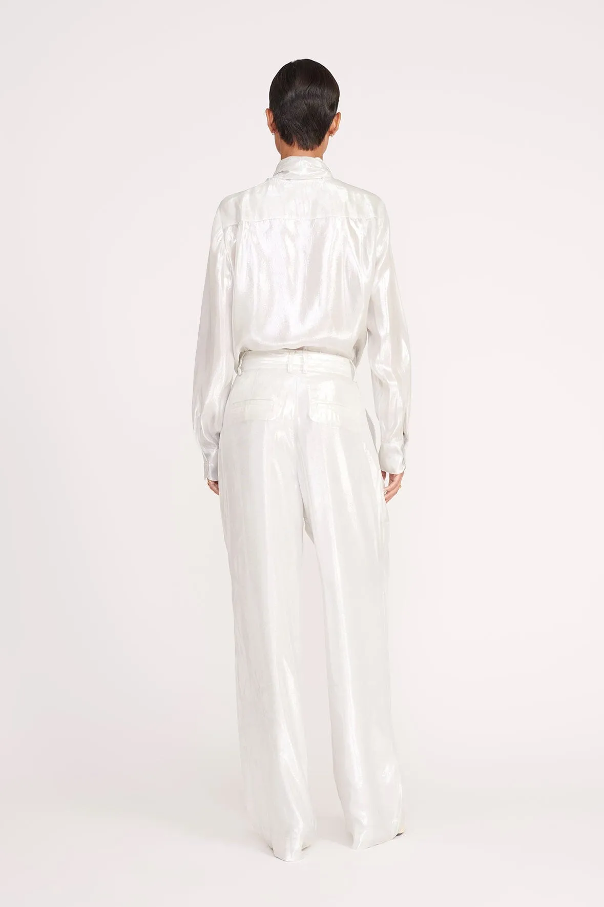 LUISA PANT | SILVER sold by STAUD product image thumbnail 4