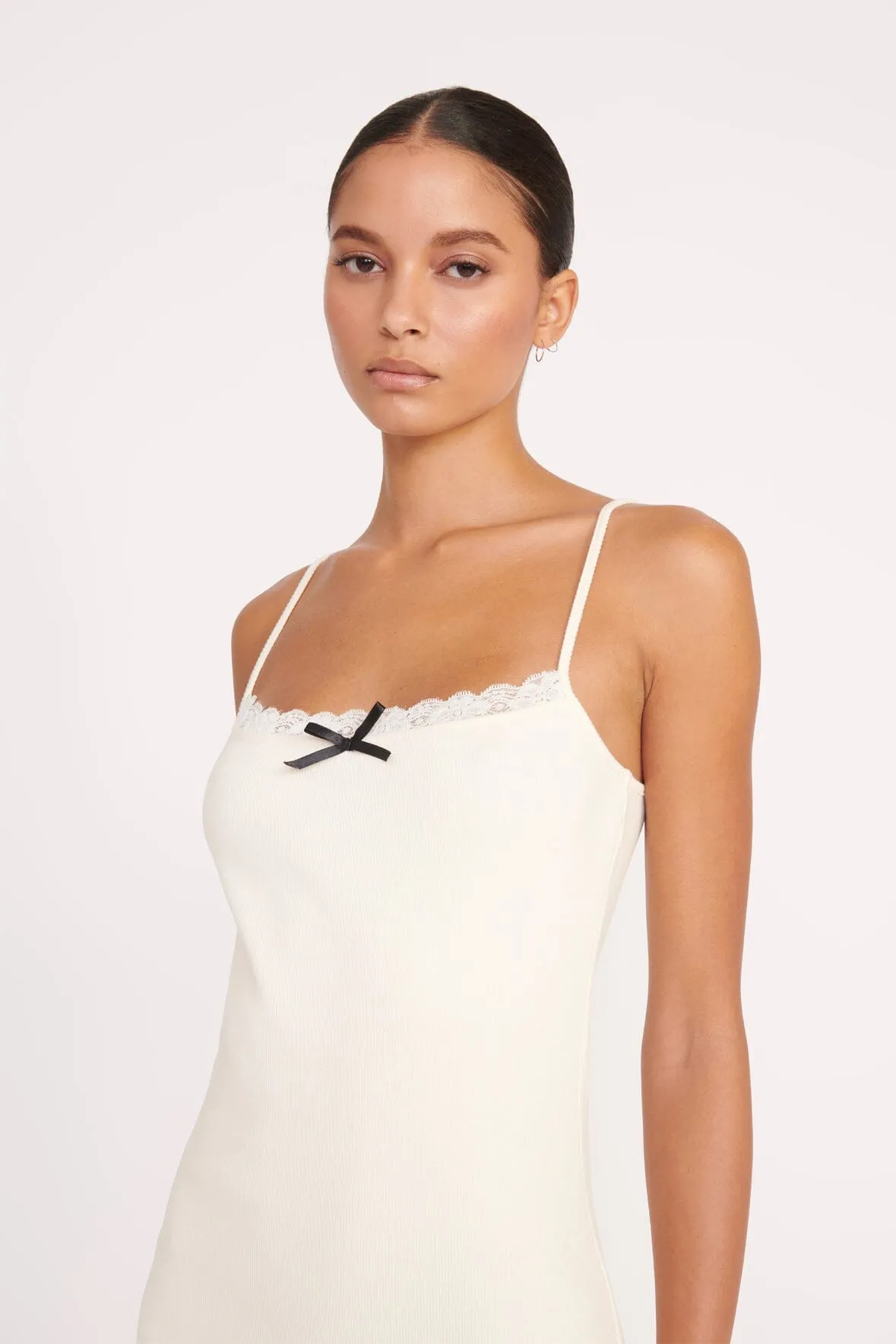 TESSA DRESS | IVORY sold by STAUD product image thumbnail 3