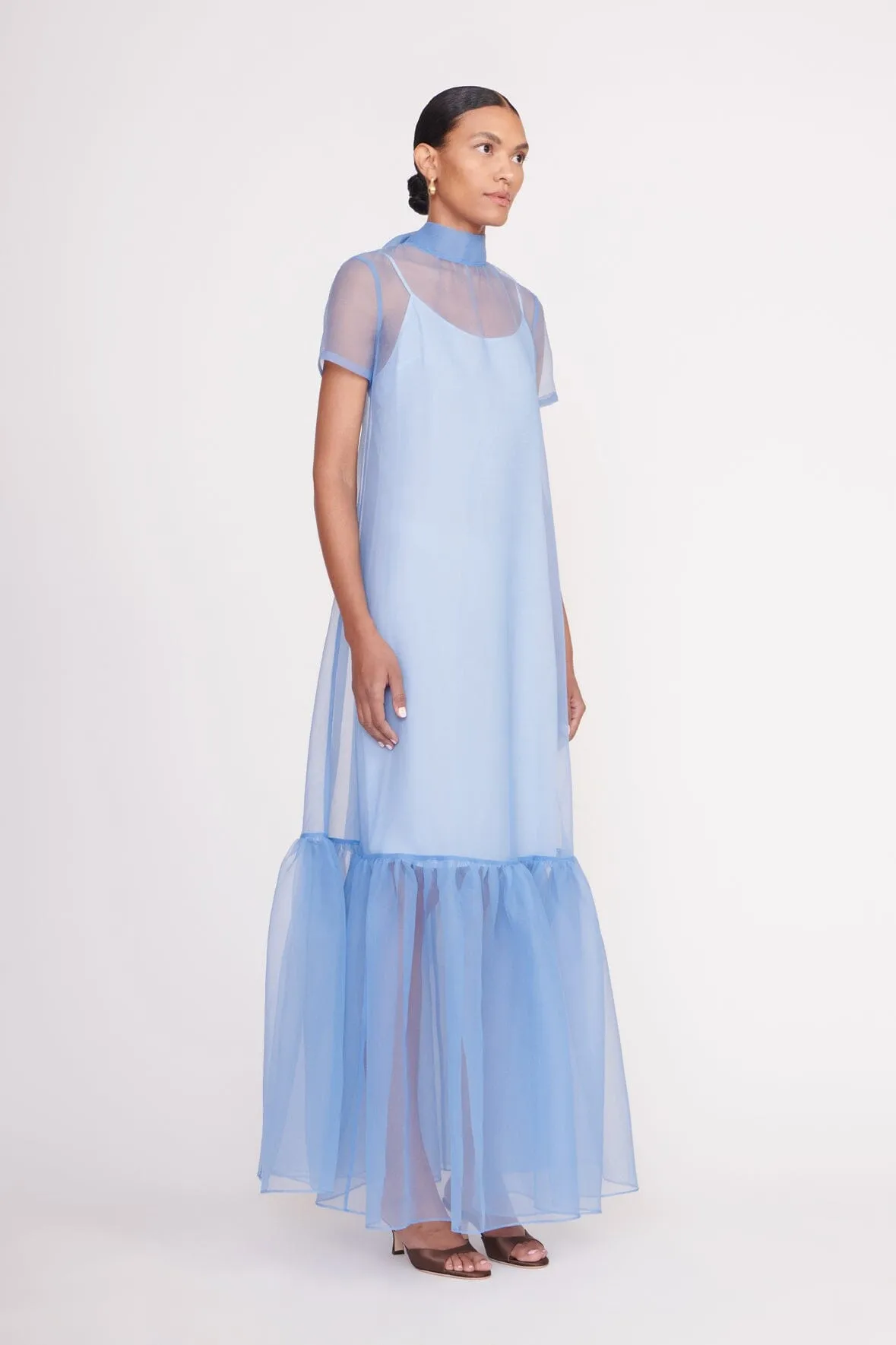 CALLUNA DRESS | FRENCH BLUE sold by STAUD product image thumbnail 3