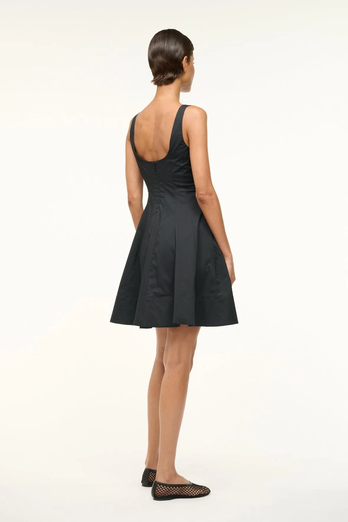 MINI WELLS DRESS | BLACK sold by STAUD product image thumbnail 2
