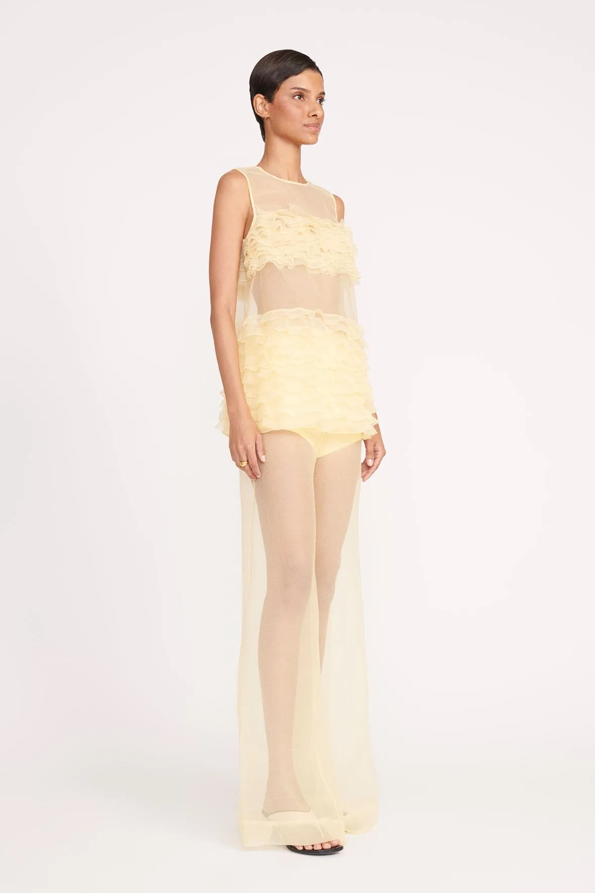 LUKE PANT | LEMON DROP sold by STAUD product image thumbnail 2