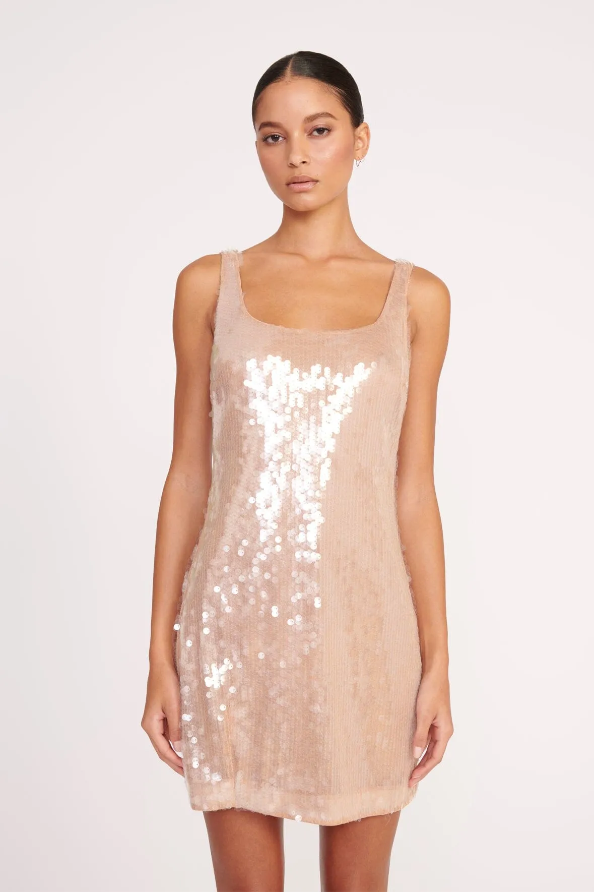 ECLIPSE DRESS | BEIGE sold by STAUD product image thumbnail 4