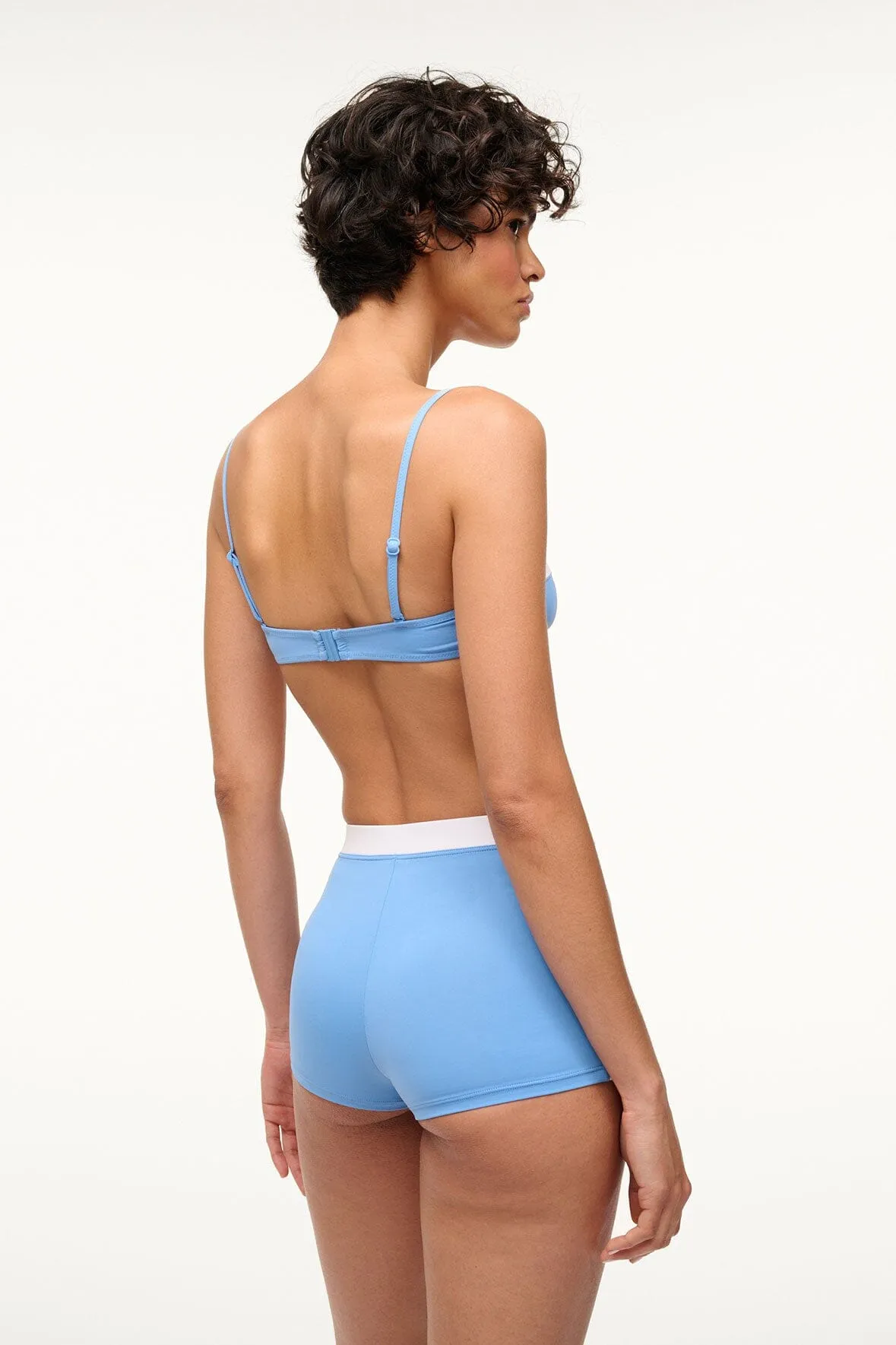 NELL SWIM SKIRT | AZURE WHITE sold by STAUD product image thumbnail 4