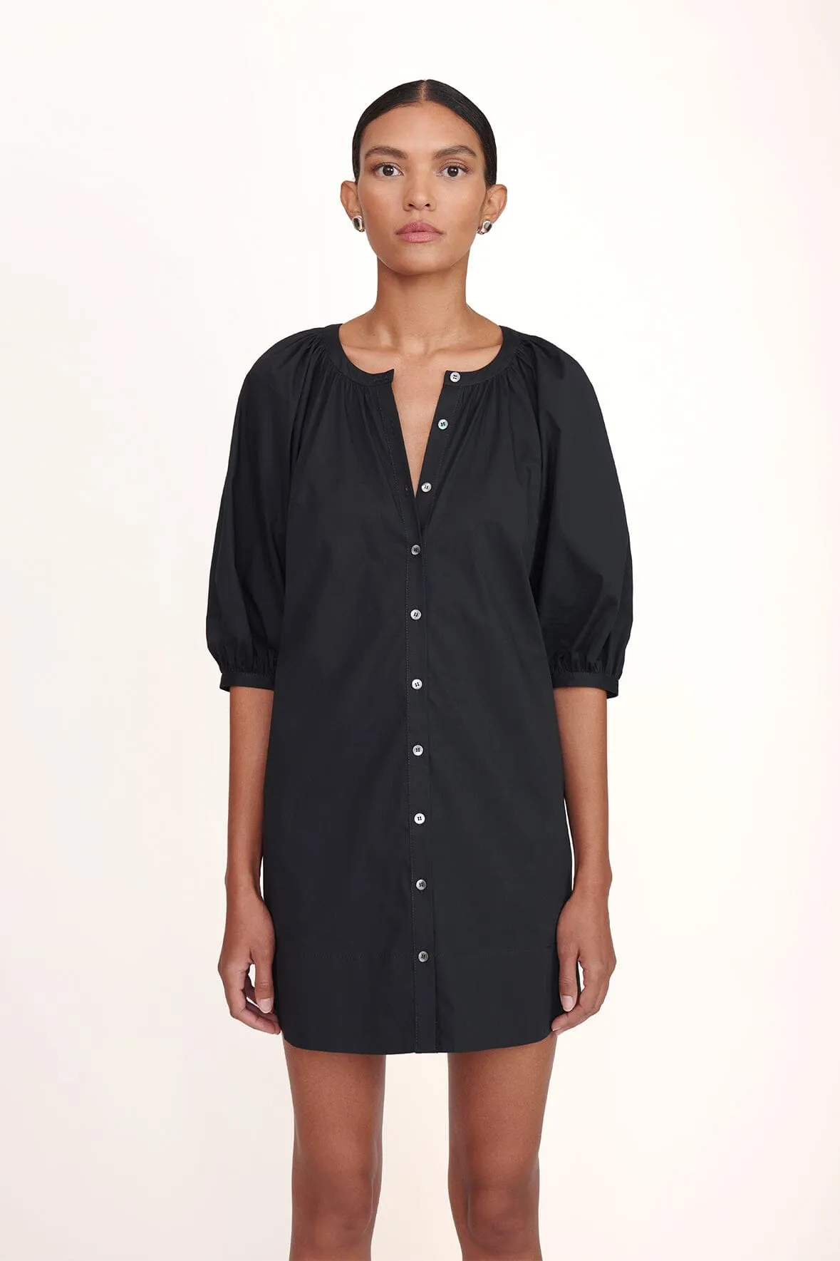 MINI VINCENT DRESS | BLACK sold by STAUD product image thumbnail 4
