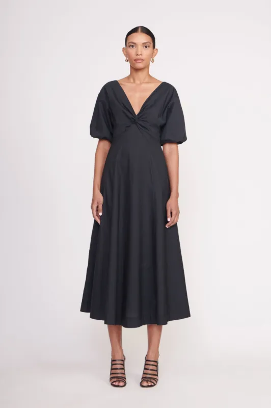FINLEY DRESS | BLACK sold by STAUD
