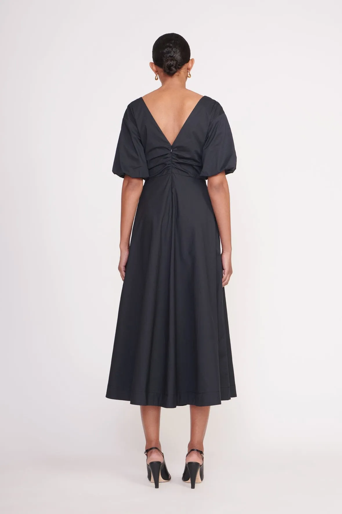 FINLEY DRESS | BLACK sold by STAUD product image thumbnail 4