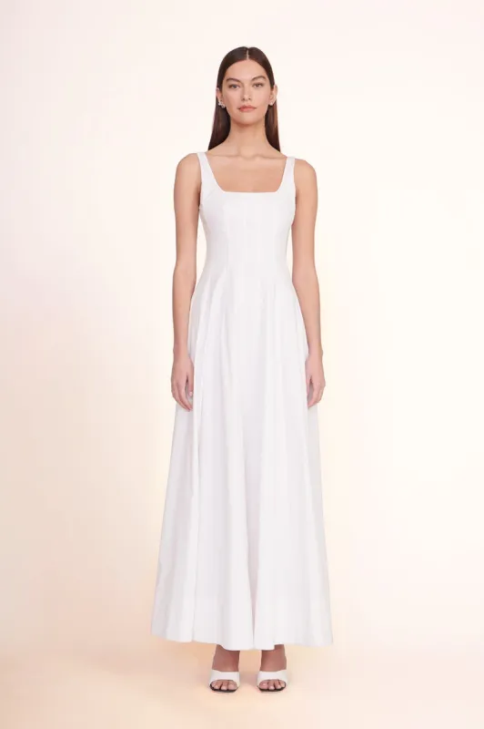 WELLS MAXI DRESS | WHITE sold by STAUD