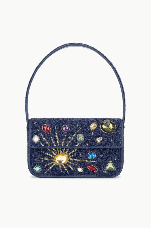 TOMMY BEADED BAG | NAVY CELESTIAL sold by STAUD