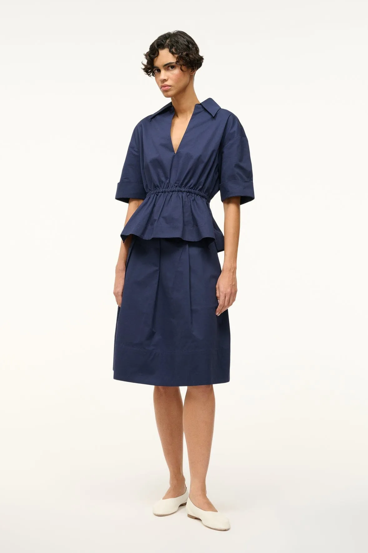 BRISTOL TOP | NAVY sold by STAUD product image thumbnail 2