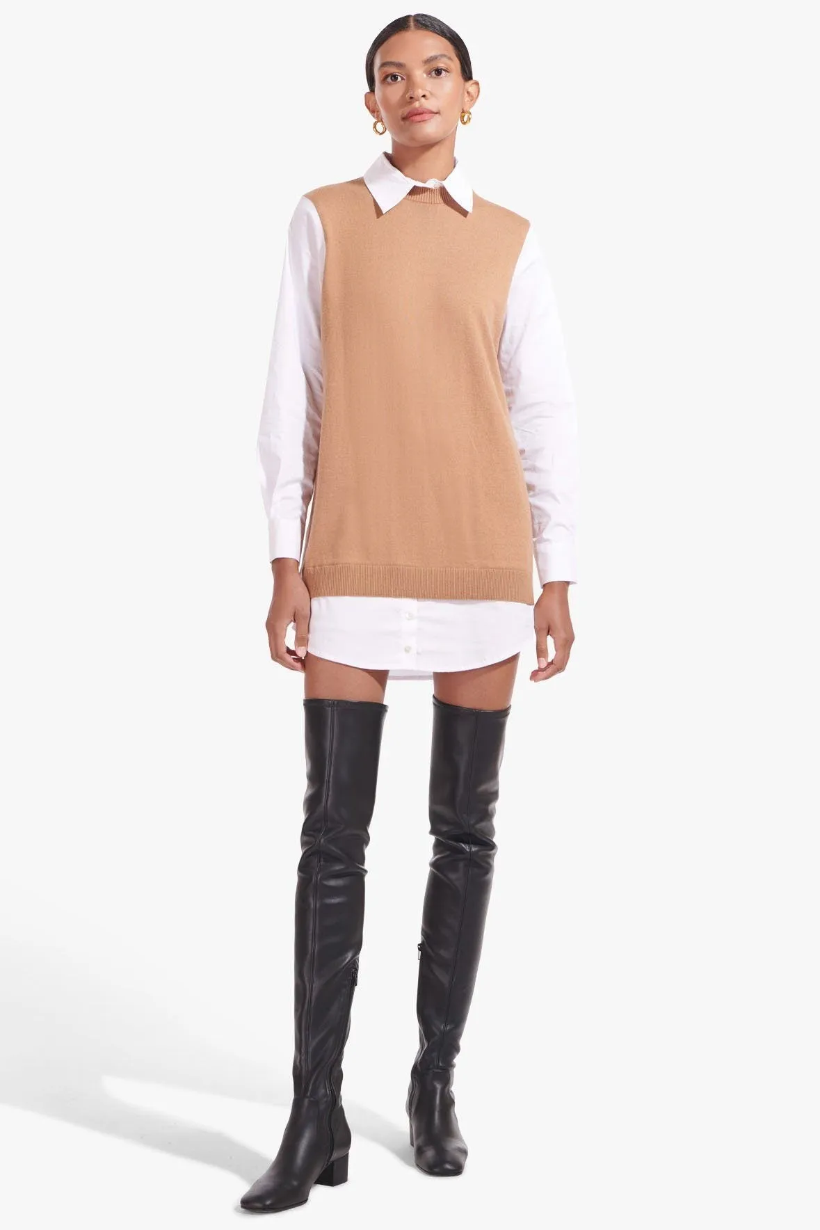 AIMEE BOOT | BLACK VEGAN LEATHER sold by STAUD product image thumbnail 4