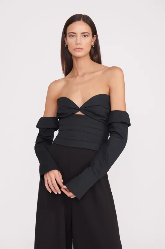 SEDGWICK TOP | BLACK sold by STAUD