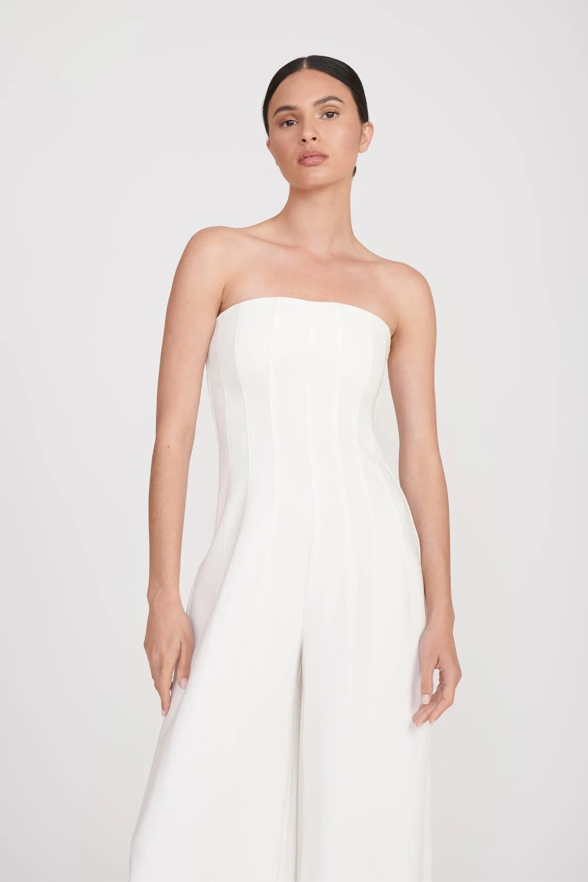 BENJAMIN JUMPSUIT | ECRU sold by STAUD product image thumbnail 2