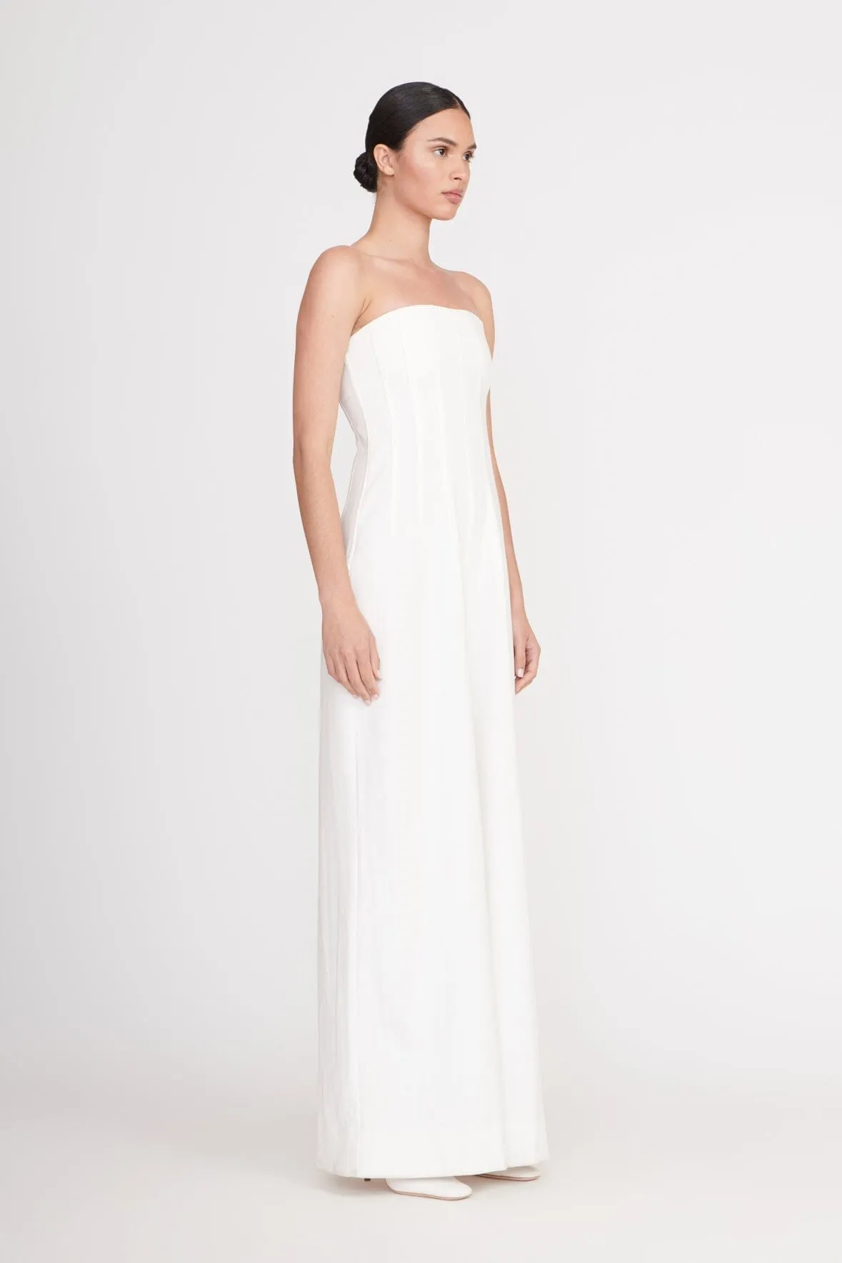 BENJAMIN JUMPSUIT | ECRU sold by STAUD product image thumbnail 3