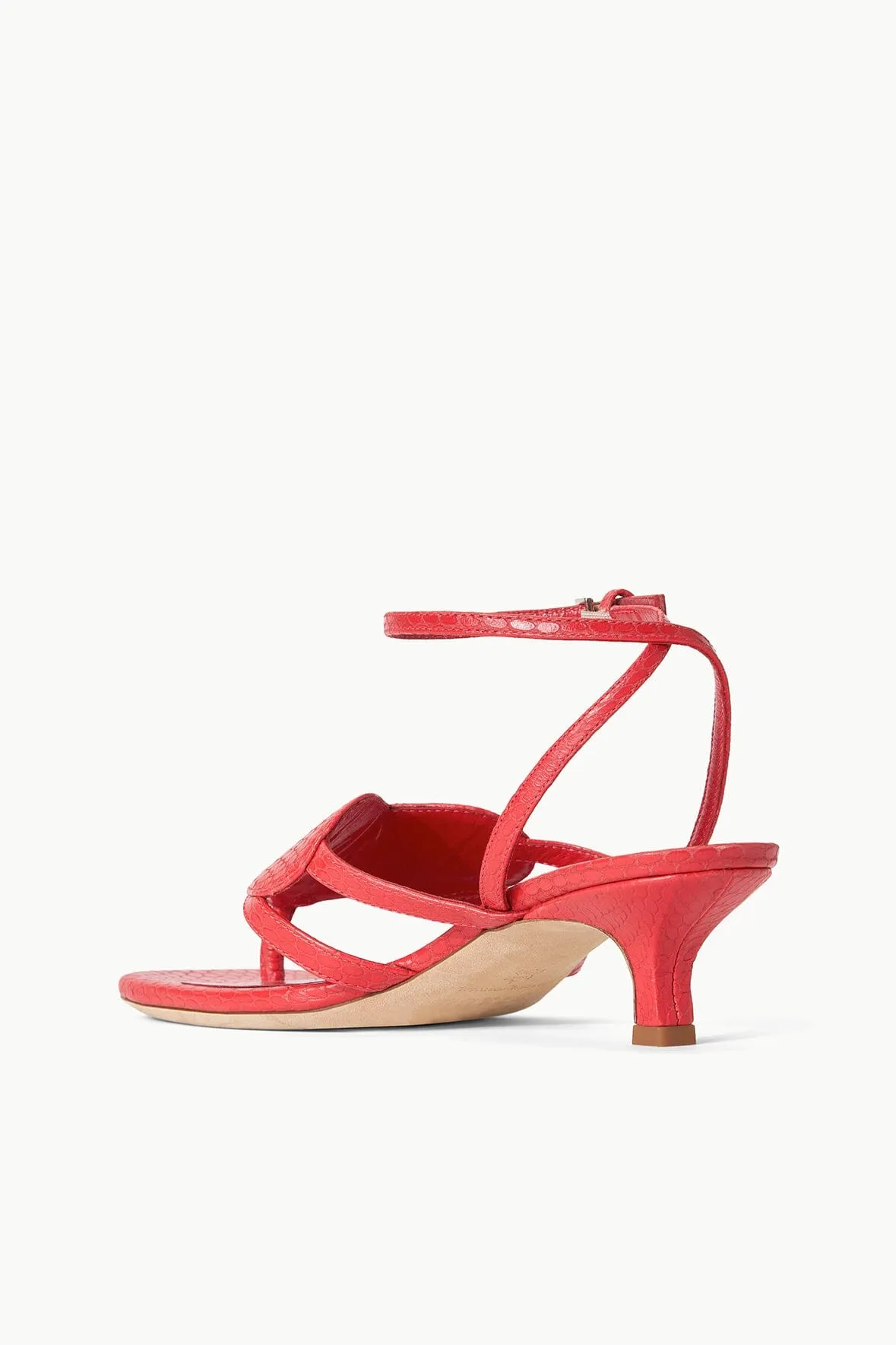 AMOUR KITTEN HEEL | RED ROSE sold by STAUD product image thumbnail 3