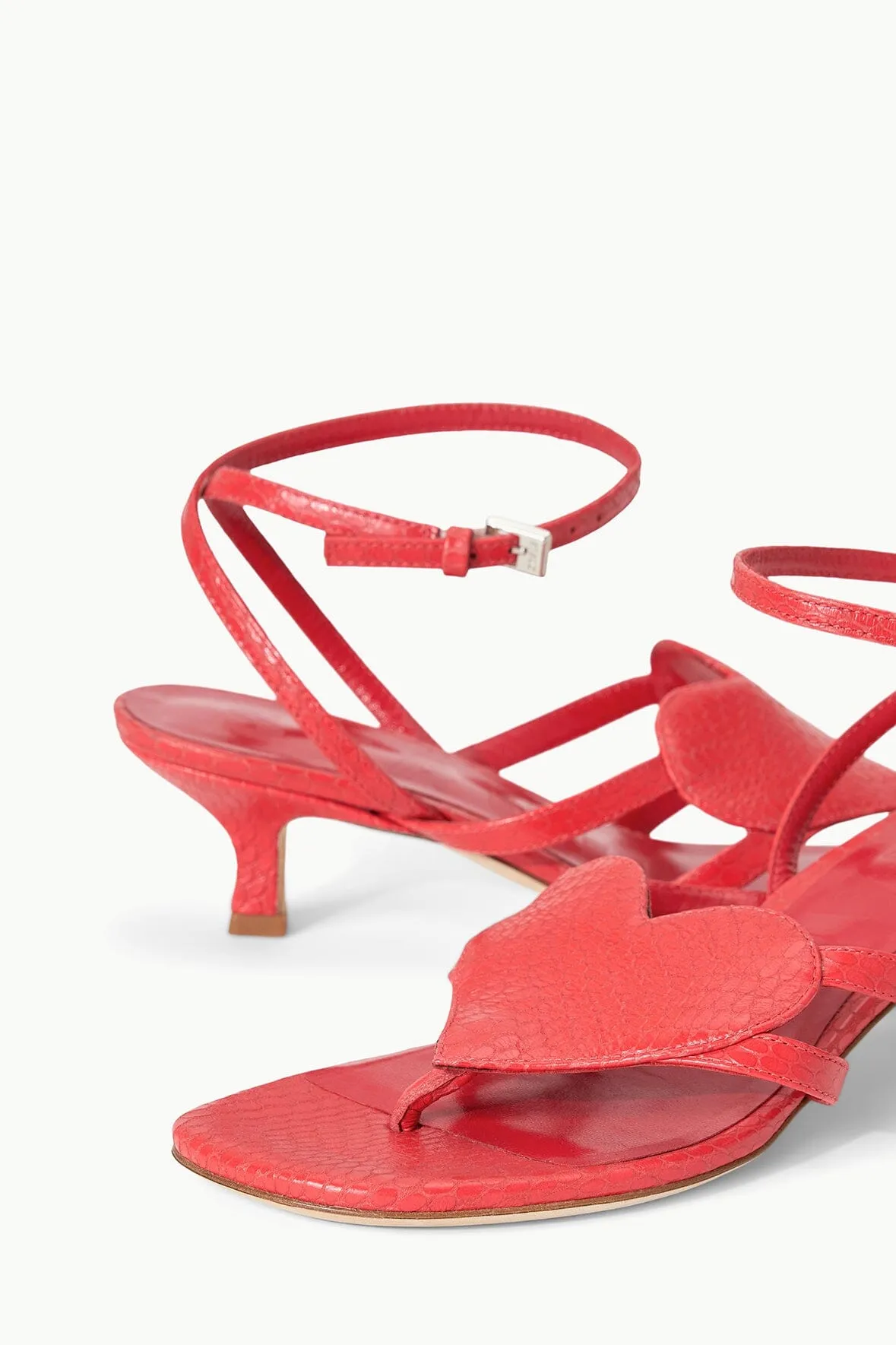 AMOUR KITTEN HEEL | RED ROSE sold by STAUD product image thumbnail 4