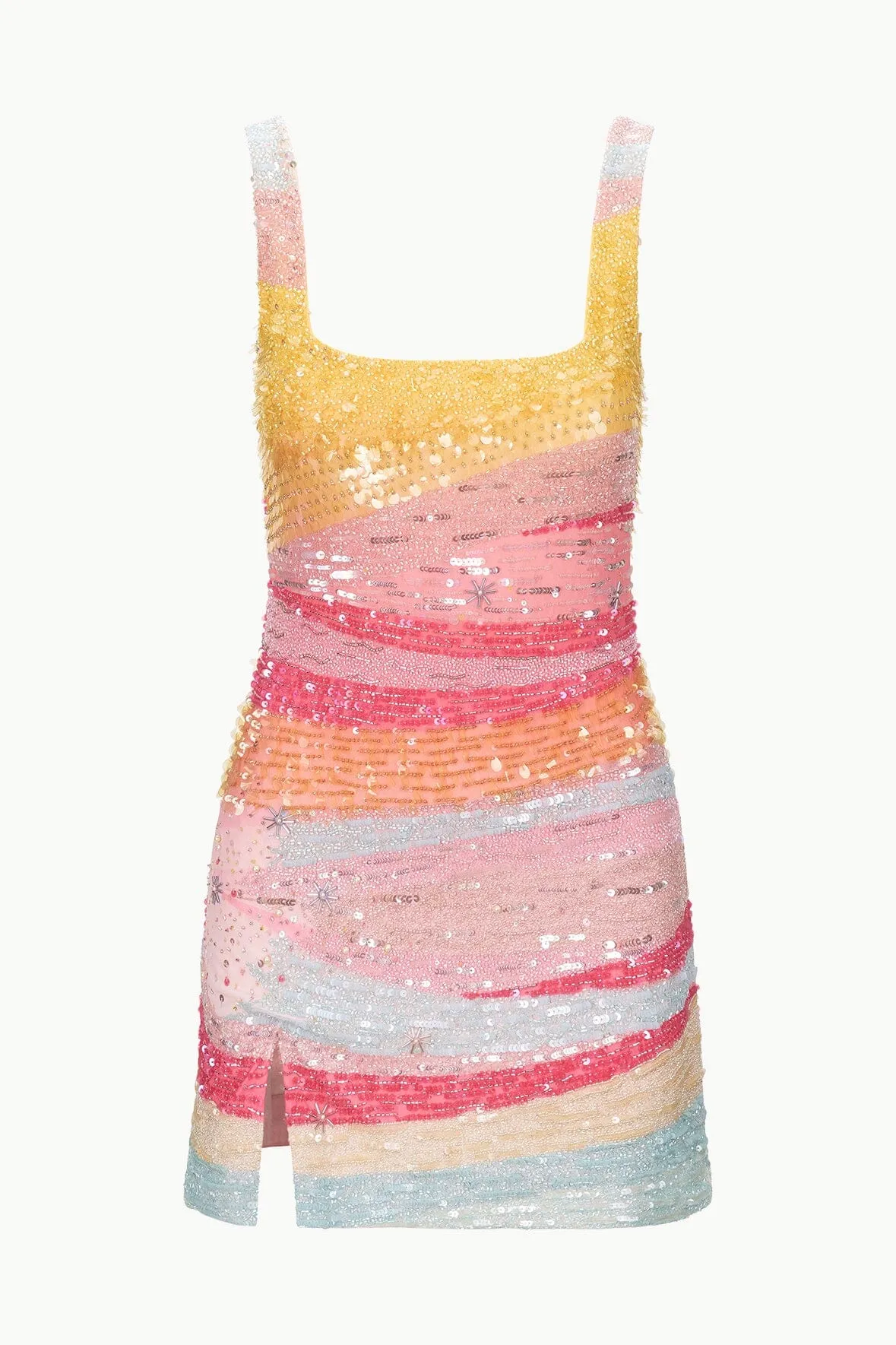 SMOCKED KAI TOP | BUTTERCUP SEASHORE STRIPE sold by STAUD