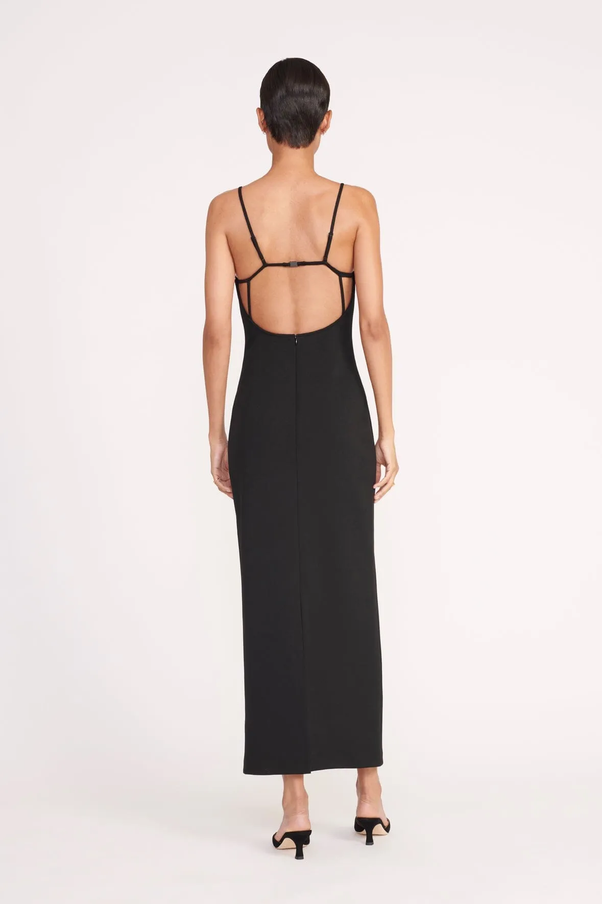 GEORGINA DRESS | BLACK sold by STAUD product image thumbnail 4