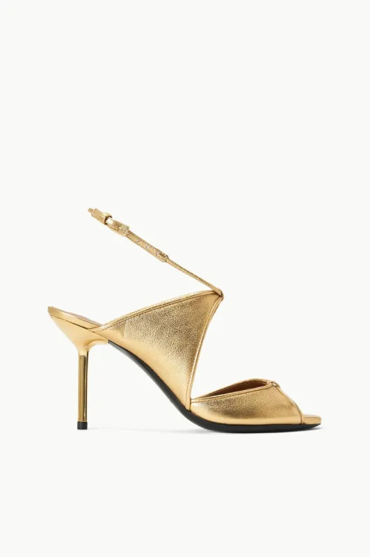 EMILIA STILETTO | GOLD sold by STAUD