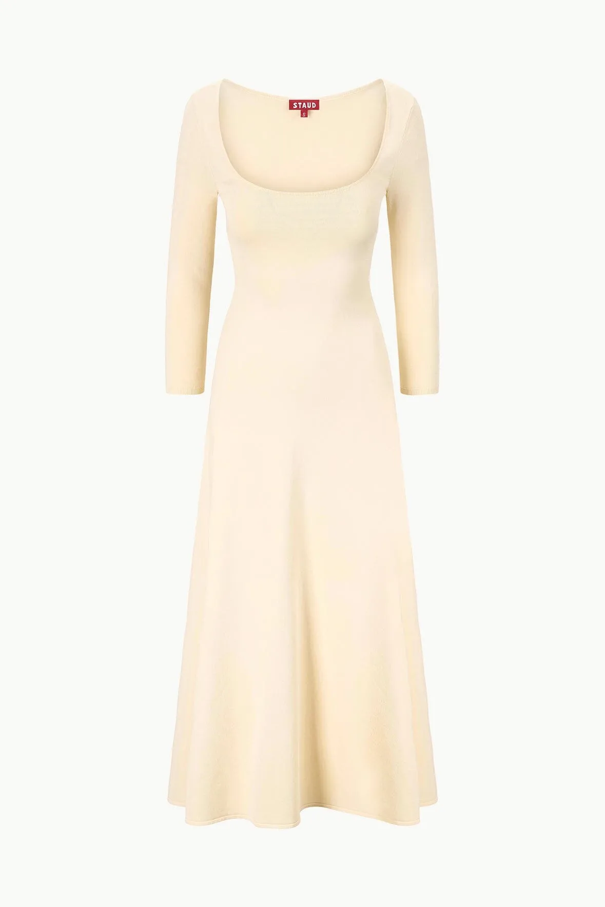 DOUVRES DRESS | BUTTERCREAM sold by STAUD product image thumbnail 5