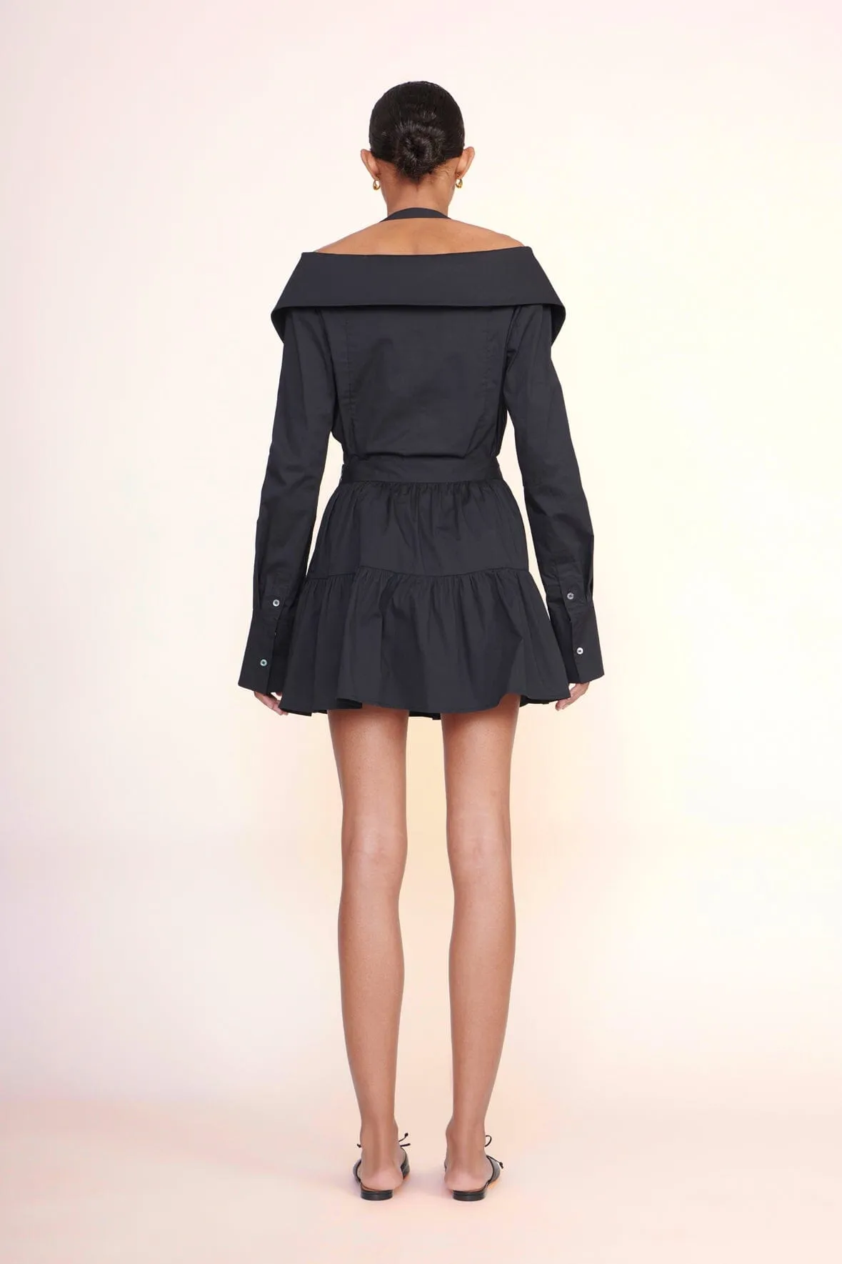 MINI SEA SKIRT | BLACK sold by STAUD product image thumbnail 3