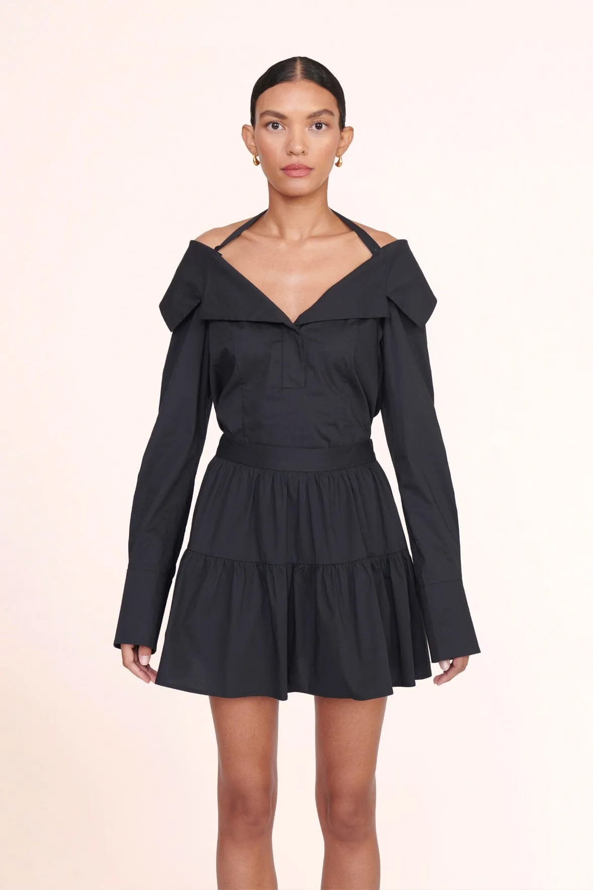 MINI SEA SKIRT | BLACK sold by STAUD product image thumbnail 4