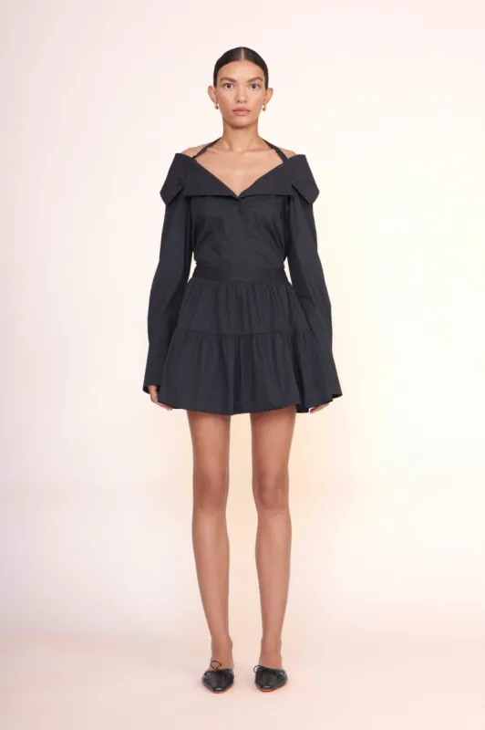 MINI SEA SKIRT | BLACK sold by STAUD