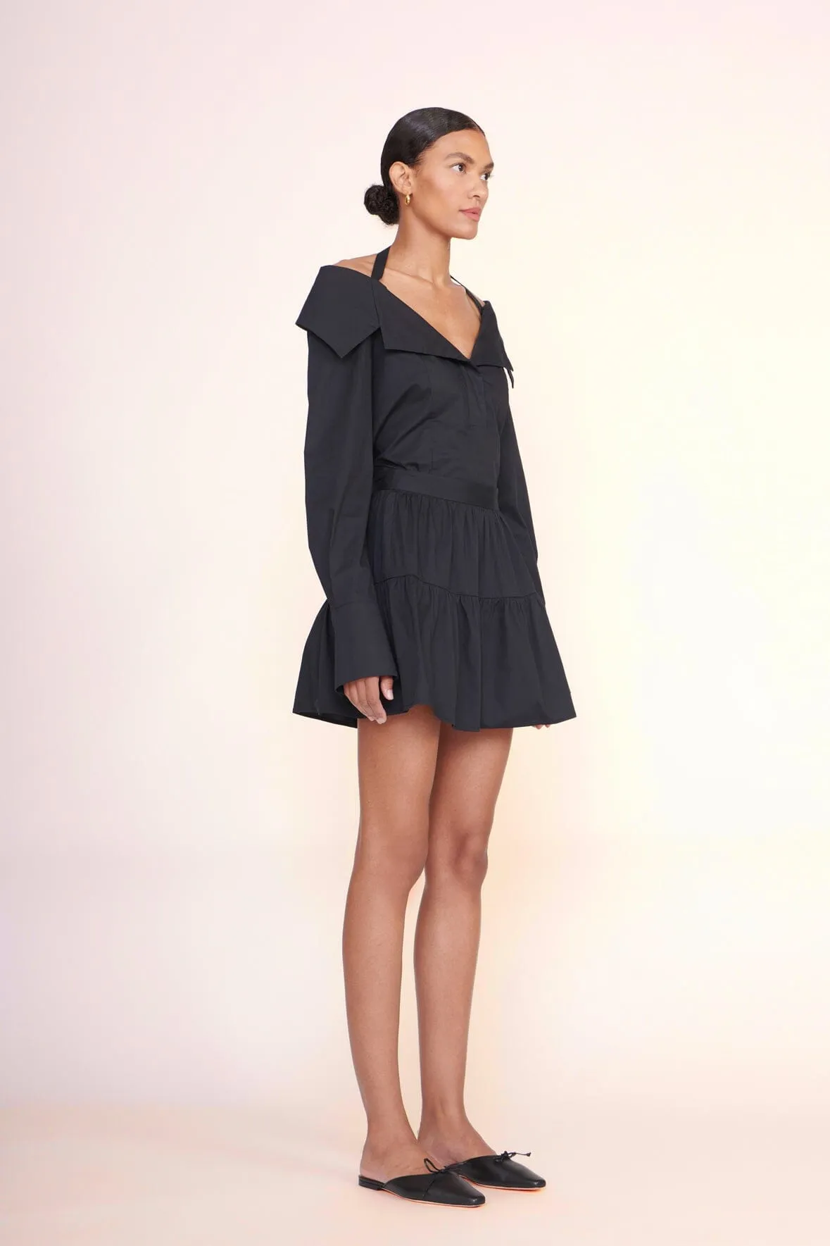 MINI SEA SKIRT | BLACK sold by STAUD product image thumbnail 2