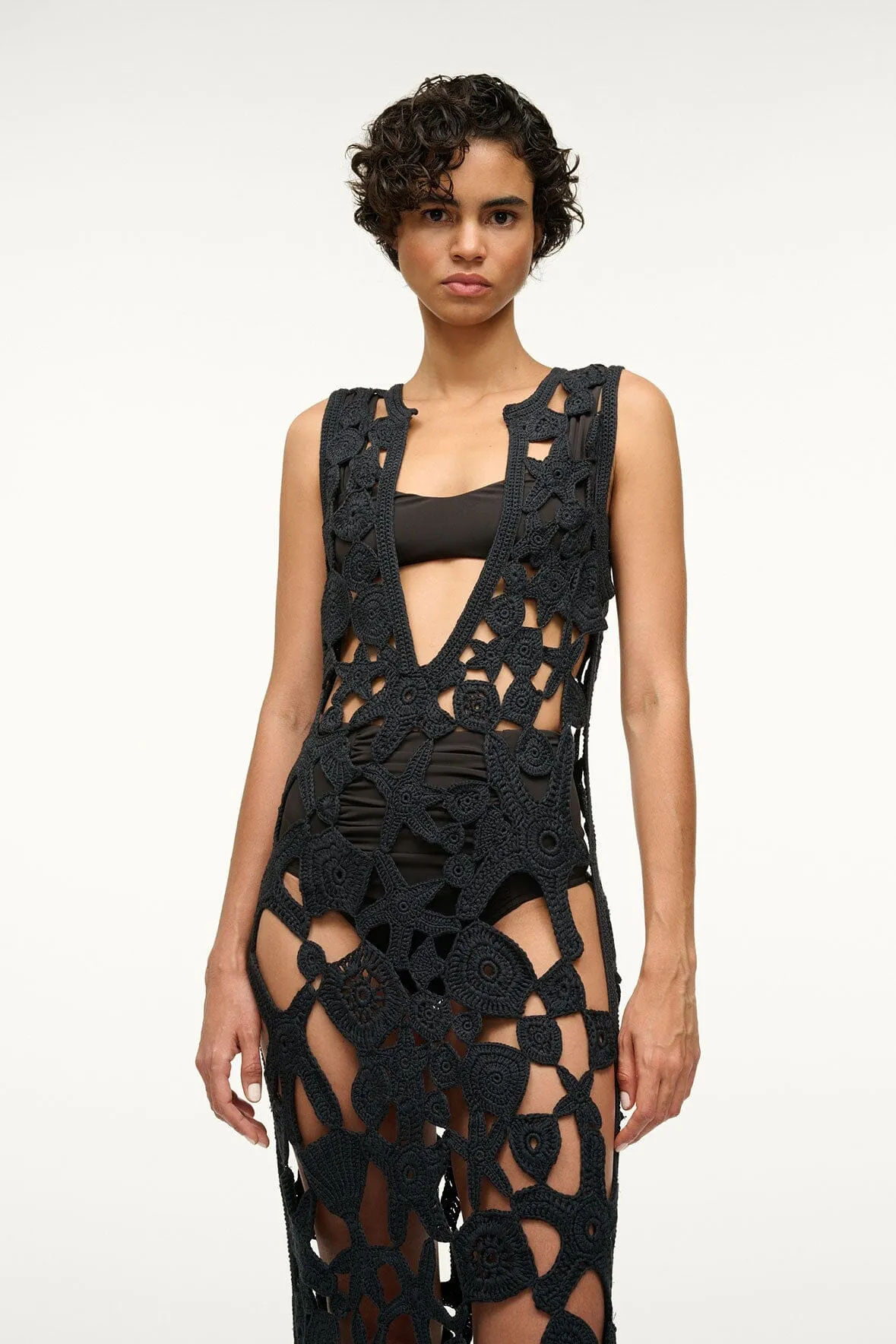PELLEGRINO DRESS | BLACK sold by STAUD product image thumbnail 4