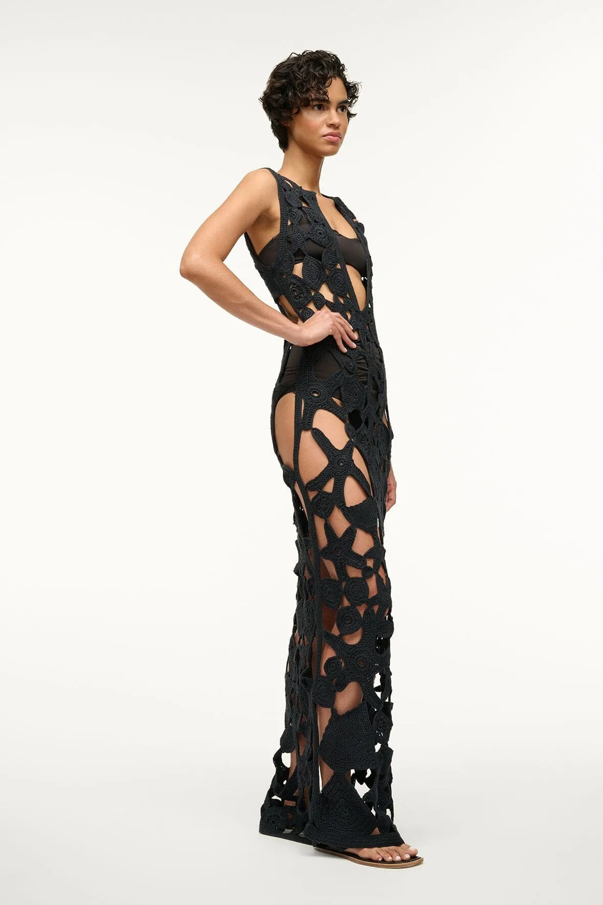 PELLEGRINO DRESS | BLACK sold by STAUD product image thumbnail 2