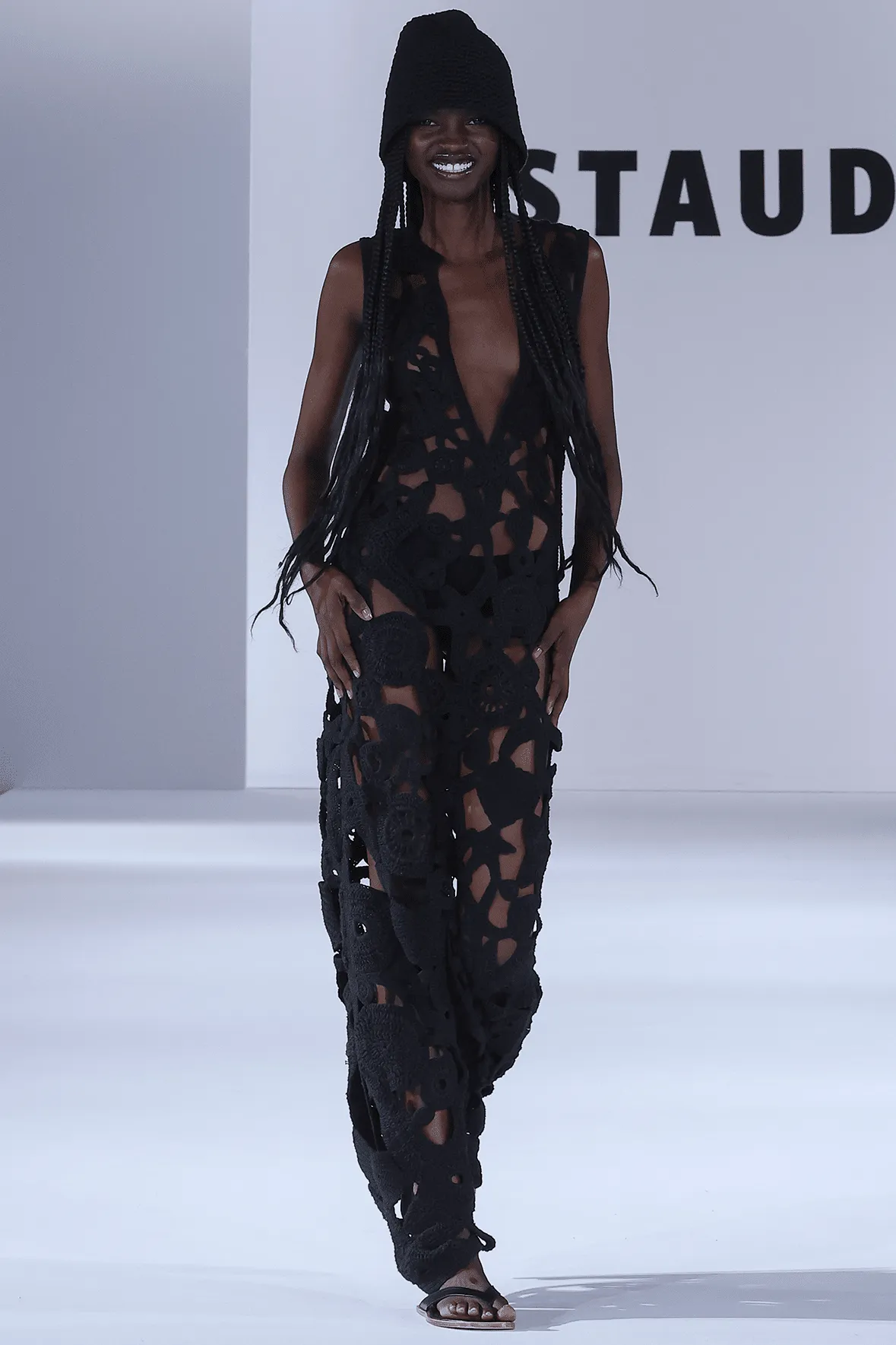 PELLEGRINO DRESS | BLACK sold by STAUD product image thumbnail 5