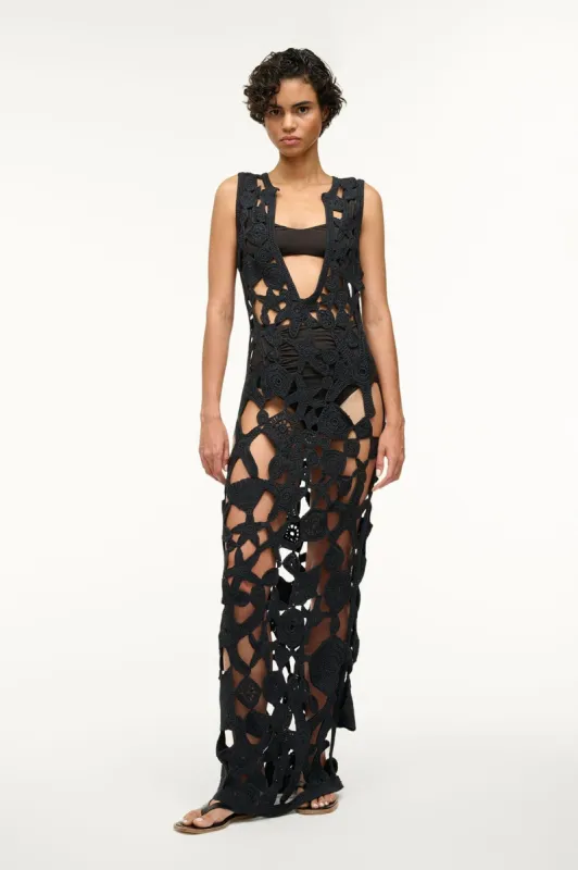 PELLEGRINO DRESS | BLACK sold by STAUD