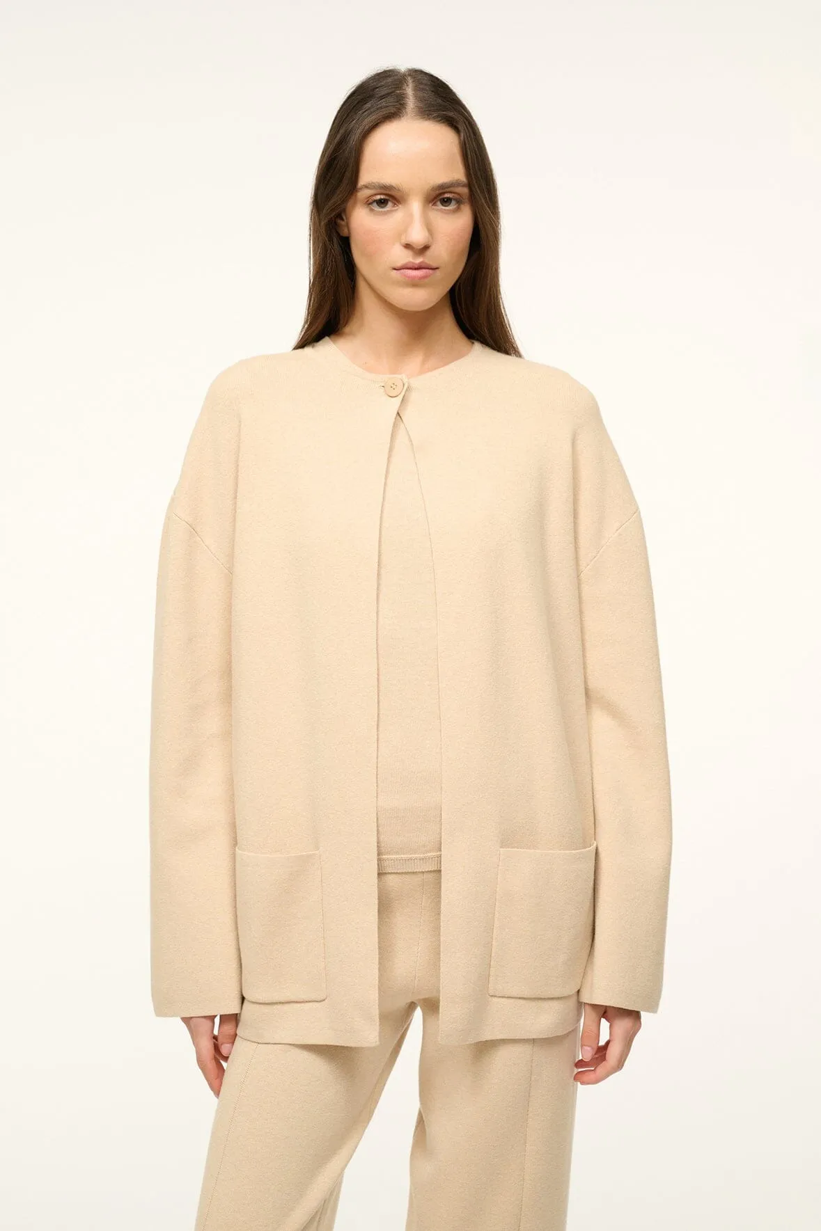 CARRY ON CARDIGAN | CAMEL sold by STAUD