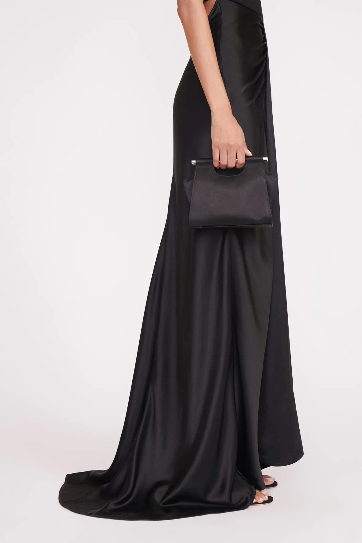 MAR MINI BAG | BLACK SATIN sold by STAUD product image thumbnail 2