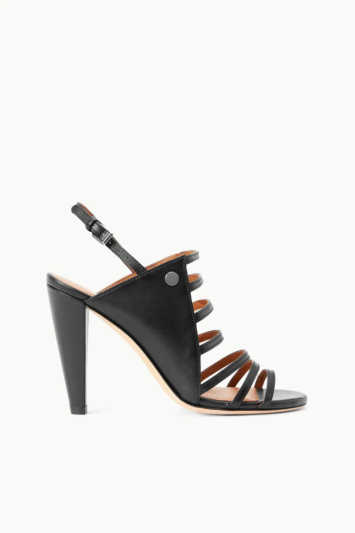 EMMA HEEL | BLACK sold by STAUD