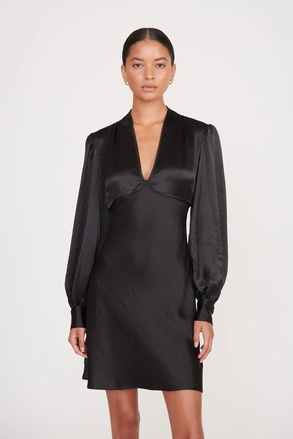 ROSENDA DRESS | BLACK sold by STAUD product image thumbnail 4