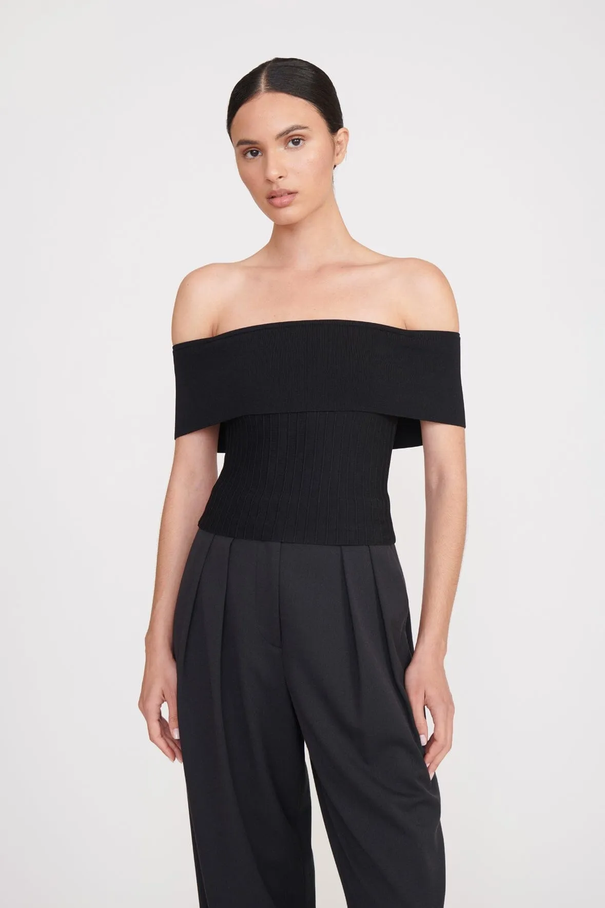 ARTISTRY TOP | BLACK sold by STAUD product image thumbnail 4
