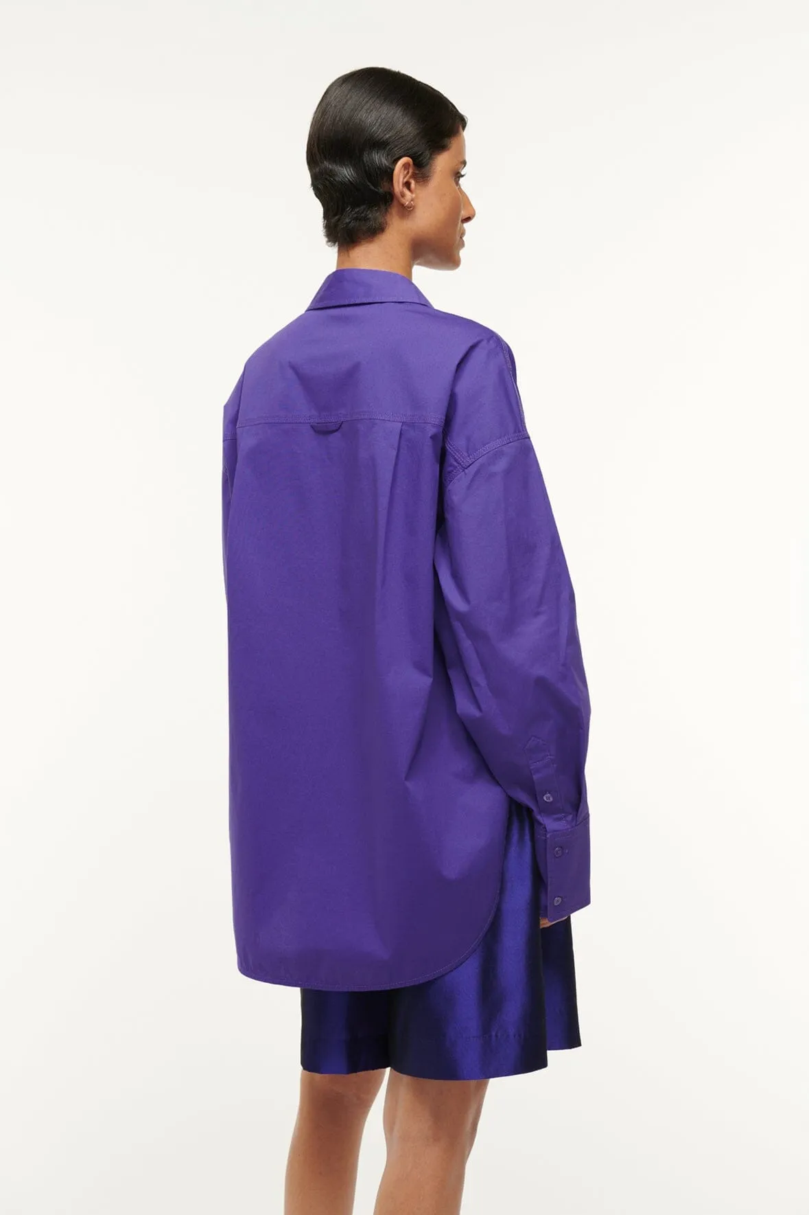 COLTON SHIRT | VIOLET sold by STAUD product image thumbnail 4