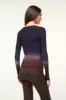 CARGO SWEATER | TWILIGHT DIP DYE sold by STAUD