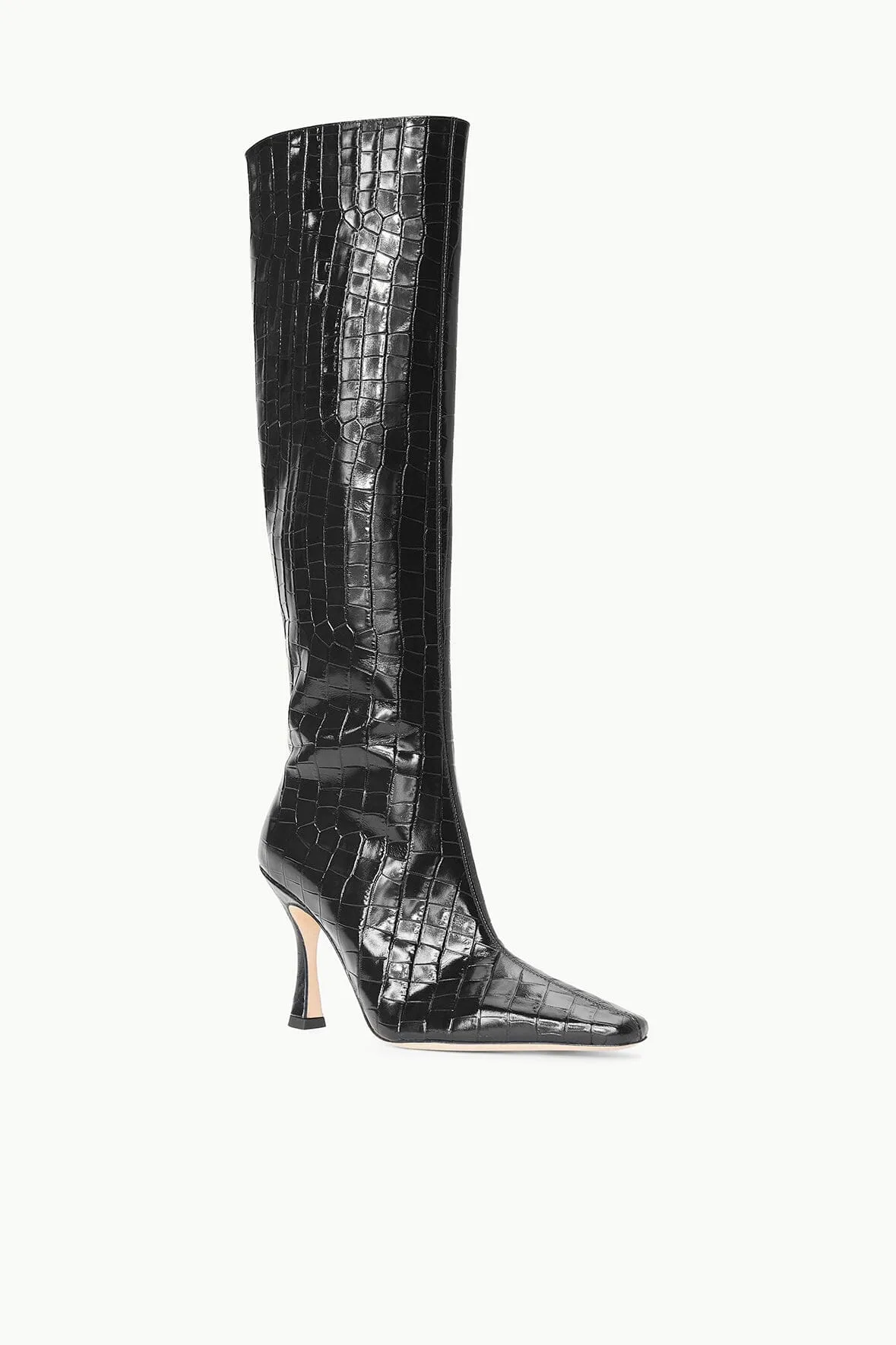 CAMI BOOT | BLACK CROC EMBOSSED sold by STAUD product image thumbnail 3