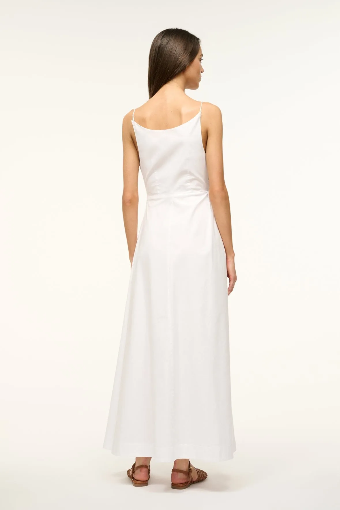 SARAH DRESS | WHITE sold by STAUD product image thumbnail 4