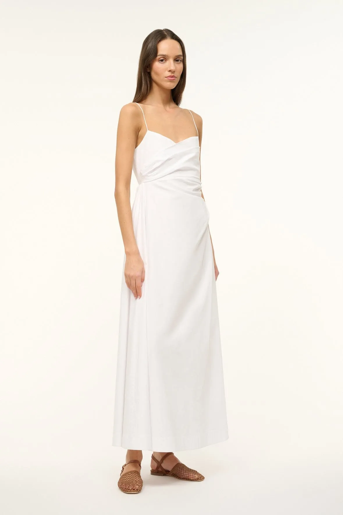 SARAH DRESS | WHITE sold by STAUD product image thumbnail 3