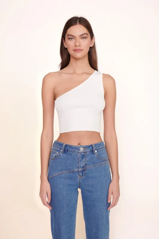 LEXI TOP | WHITE sold by STAUD