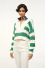 CROPPED HAMPTON SWEATER | BUNGALOW STRIPE sold by STAUD