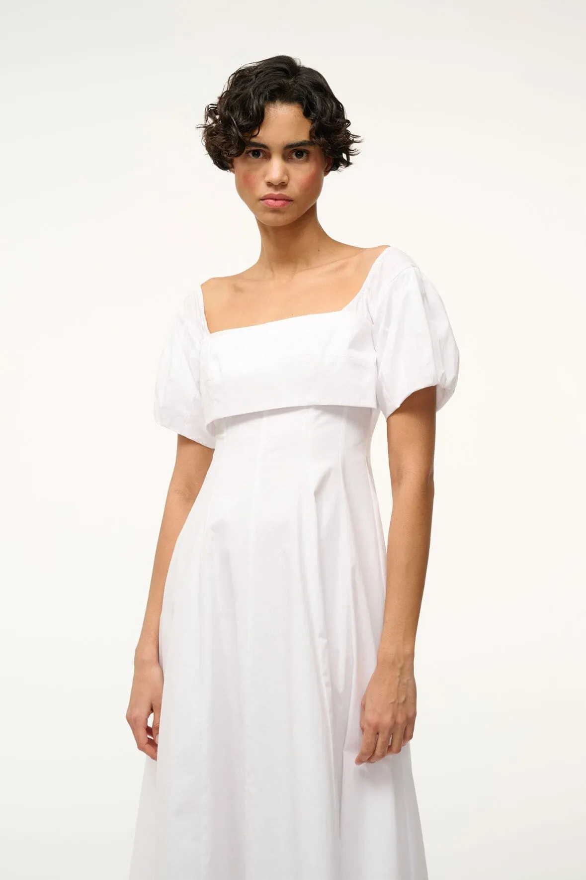 PALERMO DRESS | WHITE sold by STAUD product image thumbnail 2